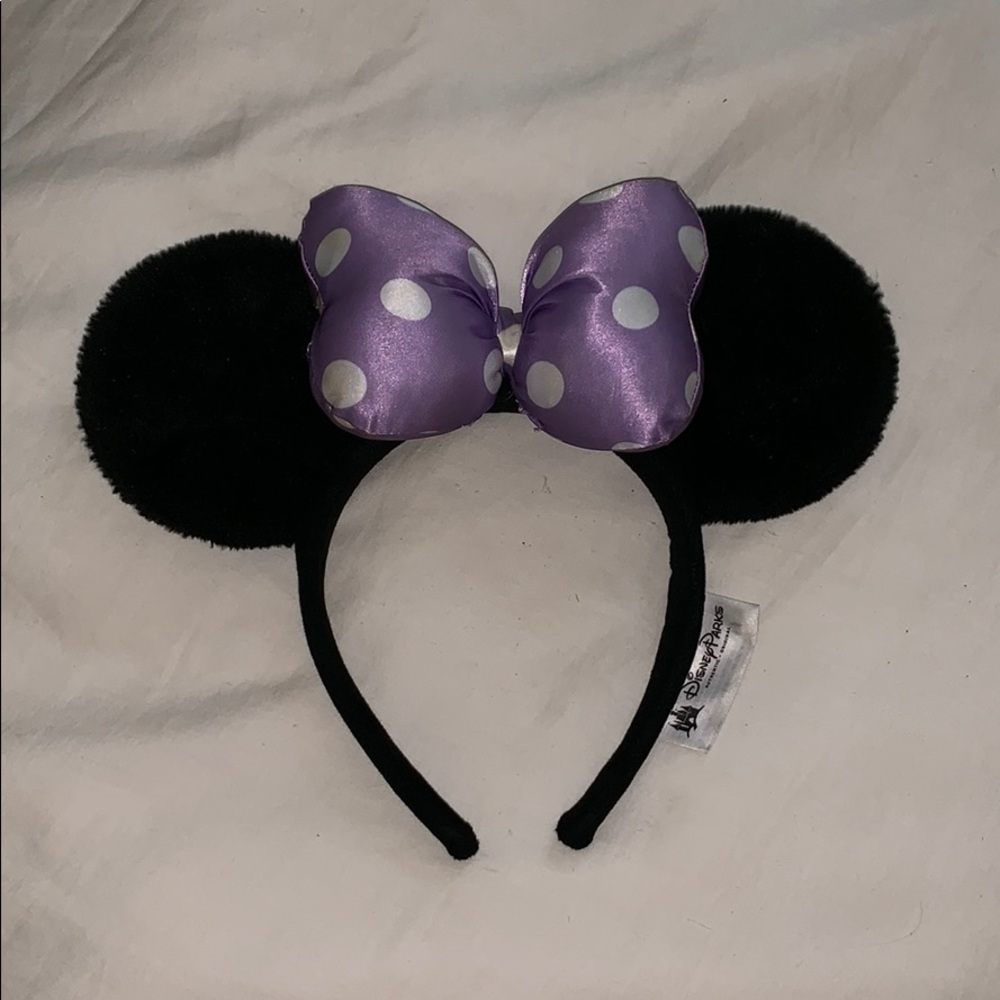 Purple Minnie Mouse Ear Headband